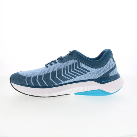 Johnston & Murphy 25-0299 Mens Blue Canvas Lace Up Lifestyle Sneakers Shoes