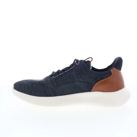 Johnston & Murphy 25-0625 Mens Black Wide Canvas Lifestyle Sneakers Shoes