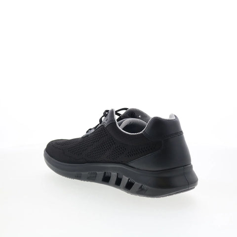 Johnston & Murphy 25-0665 Mens Black Mesh Lace Up Lifestyle Sneakers Shoes