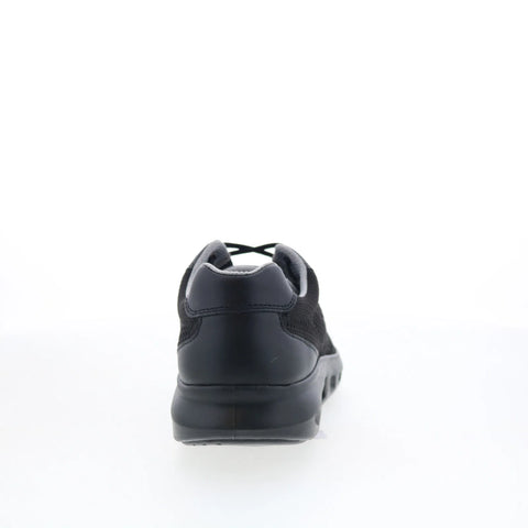 Johnston & Murphy 25-0665 Mens Black Mesh Lace Up Lifestyle Sneakers Shoes