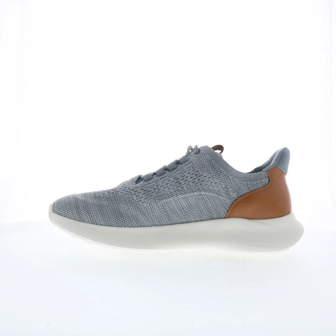 Johnston & Murphy 25-0747 Mens Gray Wide Canvas Lifestyle Sneakers Shoes