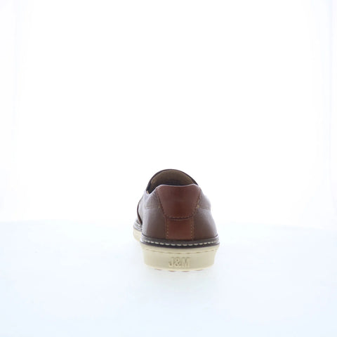 Johnston & Murphy 25-1382 Mens Brown Wide Loafers & Slip Ons Casual Shoes