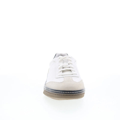 Johnston & Murphy 25-1578 Mens White Leather Lifestyle Sneakers Shoes