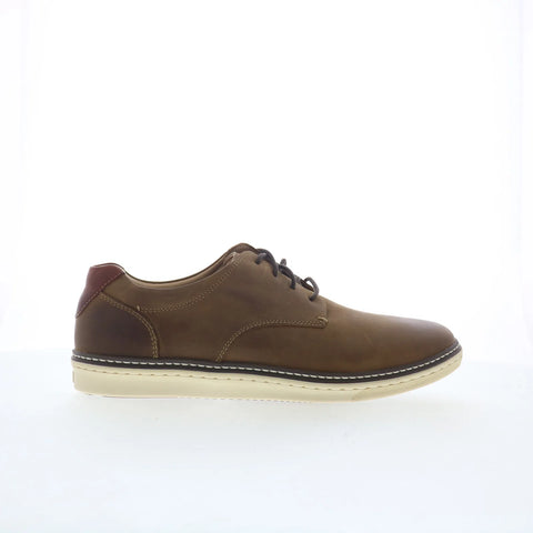 Johnston & Murphy 25-1642 Mens Brown Wide Oxfords & Lace Ups Casual Shoes