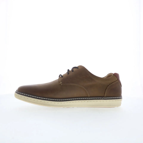 Johnston & Murphy 25-1642 Mens Brown Wide Oxfords & Lace Ups Casual Shoes