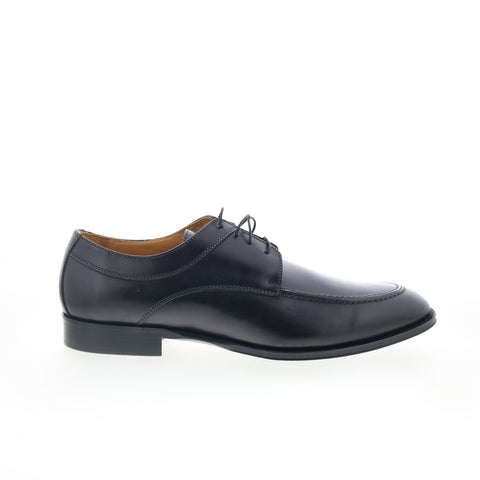 Zelli Italia Verona Italian Calfskin Mens Black Oxfords Casual Shoes