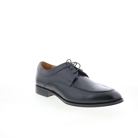 Zelli Italia Verona Italian Calfskin Mens Black Oxfords Casual Shoes