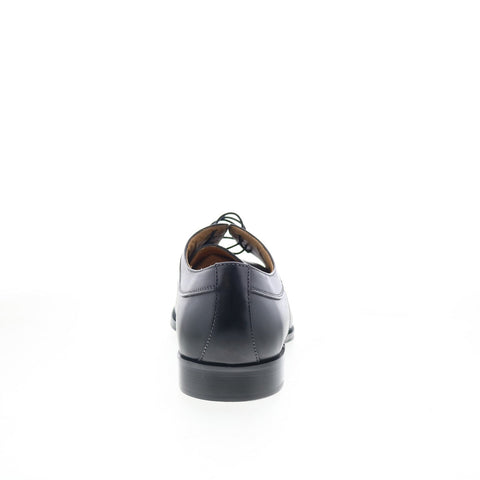 Zelli Italia Verona Italian Calfskin Mens Black Oxfords Casual Shoes