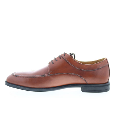 Zelli Italia Verona Apron Toe Oxford Mens Brown Leather Oxfords Casual Shoes