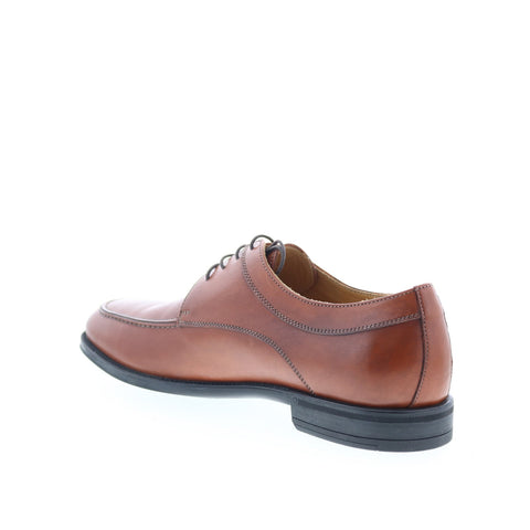 Zelli Italia Verona Apron Toe Oxford Mens Brown Leather Oxfords Casual Shoes