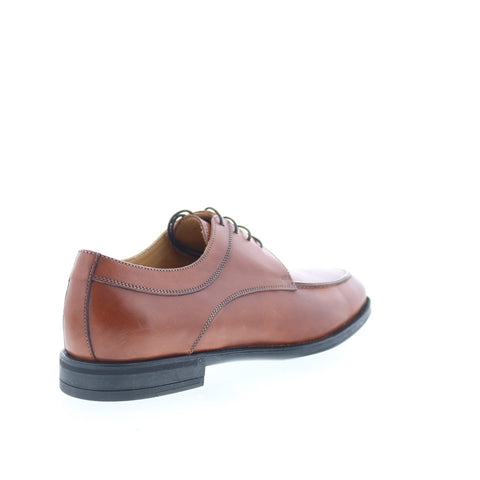 Zelli Italia Verona Apron Toe Oxford Mens Brown Leather Oxfords Casual Shoes