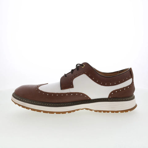 Johnston & Murphy 25-2182 Mens Brown Oxfords Wingtip & Brogue Shoes