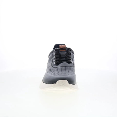 Johnston & Murphy 25-2205 Mens Black Leather Lifestyle Sneakers Shoes