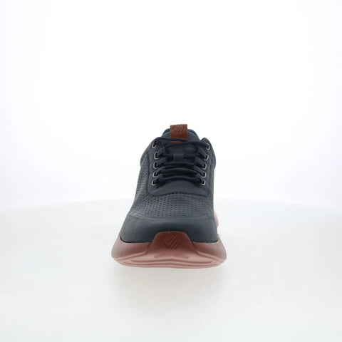 Johnston & Murphy 25-2227 Mens Black Leather Lifestyle Sneakers Shoes