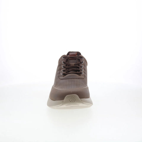 Johnston & Murphy 25-2229 Mens Brown Leather Lifestyle Sneakers Shoes