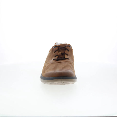 Johnston & Murphy 25-2240 Mens Brown Leather Oxfords & Lace Ups Casual Shoes