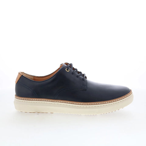Johnston & Murphy 25-2907 Mens Black Leather Lifestyle Sneakers Shoes