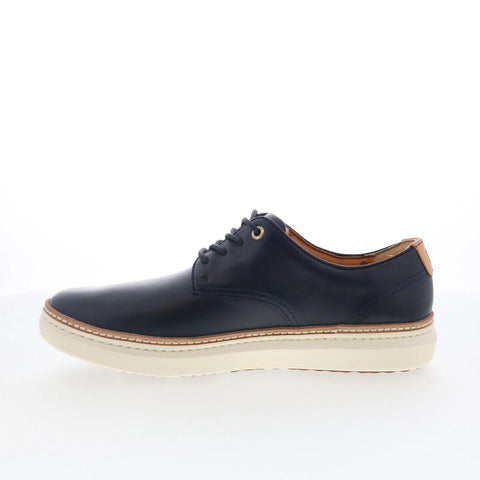 Johnston & Murphy 25-2907 Mens Black Leather Lifestyle Sneakers Shoes