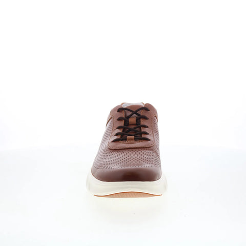Johnston & Murphy 25-2976 Mens Brown Leather Lifestyle Sneakers Shoes