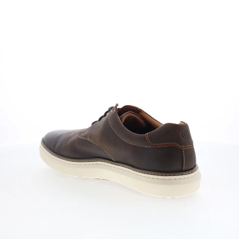 Johnston & Murphy 25-2980 Mens Brown Wide Leather Lifestyle Sneakers Shoes