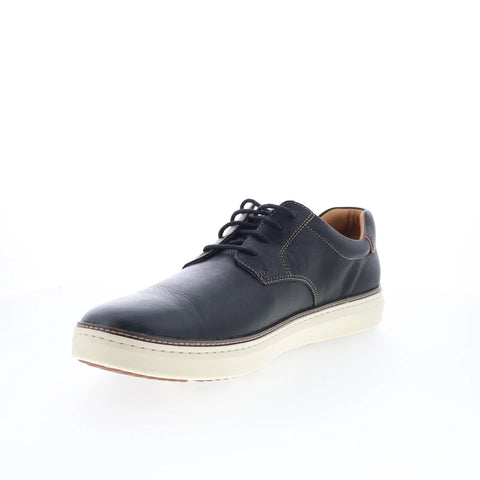 Johnston & Murphy 25-2985 Mens Black Leather Lifestyle Sneakers Shoes
