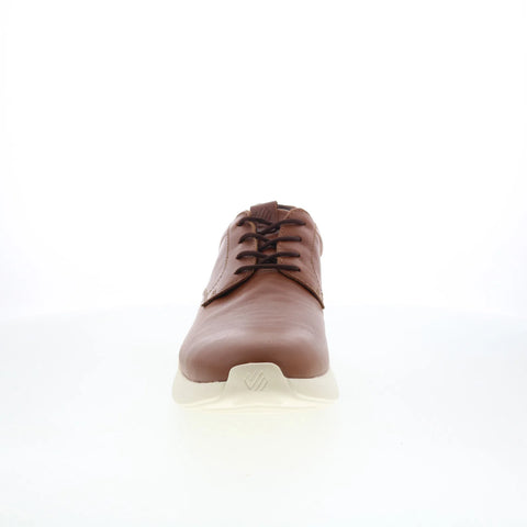 Johnston & Murphy 25-3073 Mens Brown Oxfords & Lace Ups Plain Toe Shoes