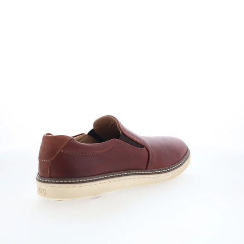 Johnston & Murphy 25-3616 Mens Brown Leather Lifestyle Sneakers Shoes