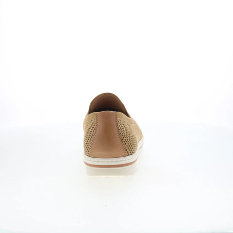 Johnston & Murphy 25-3636 Mens Brown Mesh Slip On Lifestyle Sneakers Shoes