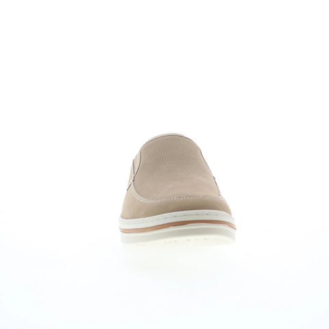 Johnston & Murphy 25-3722 Mens Beige Leather Lifestyle Sneakers Shoes