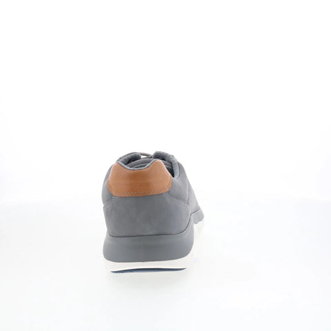 Johnston & Murphy 25-3827 Mens Gray Nubuck Lace Up Lifestyle Sneakers Shoes