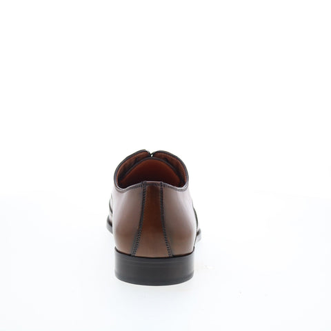Zelli Italia Stephano Calfskin Mens Brown Oxfords Wingtip & Brogue Shoes