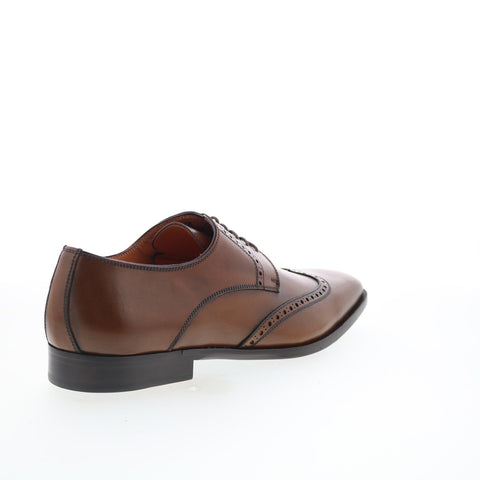 Zelli Italia Stephano Calfskin Mens Brown Oxfords Wingtip & Brogue Shoes