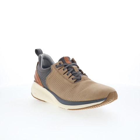 Johnston & Murphy 25-6566 Mens Brown Leather Lifestyle Sneakers Shoes