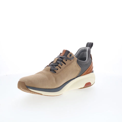 Johnston & Murphy 25-6566 Mens Brown Leather Lifestyle Sneakers Shoes