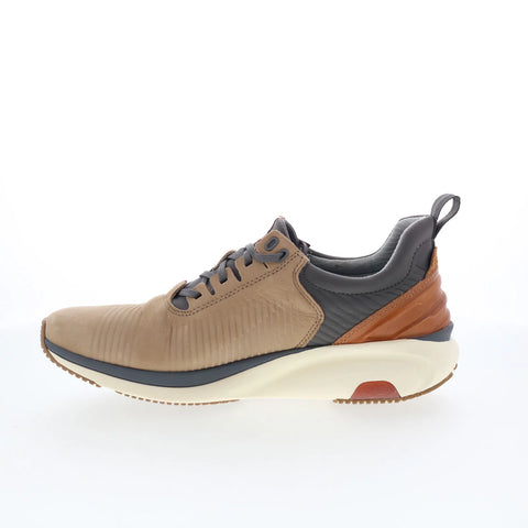 Johnston & Murphy 25-6566 Mens Brown Leather Lifestyle Sneakers Shoes