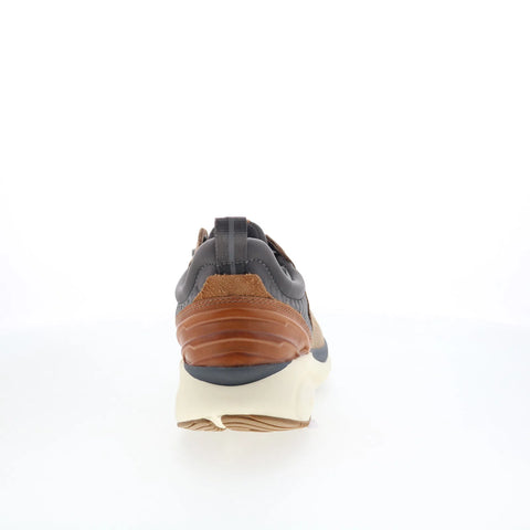 Johnston & Murphy 25-6566 Mens Brown Leather Lifestyle Sneakers Shoes