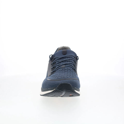 Johnston & Murphy 25-6599 Mens Blue Canvas Lace Up Lifestyle Sneakers Shoes