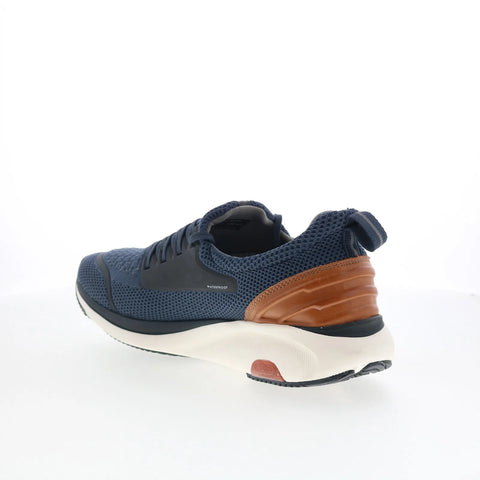 Johnston & Murphy 25-6599 Mens Blue Canvas Lace Up Lifestyle Sneakers Shoes