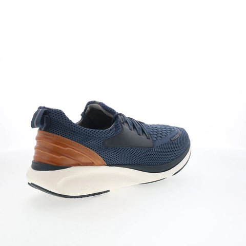 Johnston & Murphy 25-6599 Mens Blue Canvas Lace Up Lifestyle Sneakers Shoes