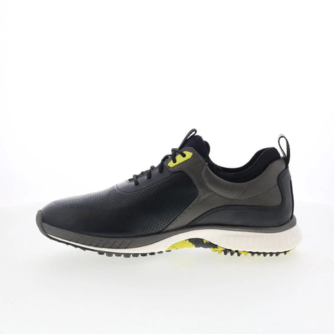 Johnston & Murphy 25-6635 Mens Black Leather Lifestyle Sneakers Shoes