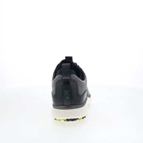 Johnston & Murphy 25-6635 Mens Black Leather Lifestyle Sneakers Shoes