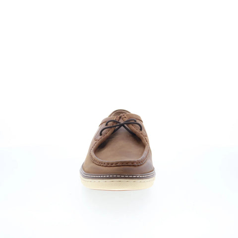 Johnston & Murphy 25-6670 Mens Brown Leather Oxfords & Lace Ups Casual Shoes
