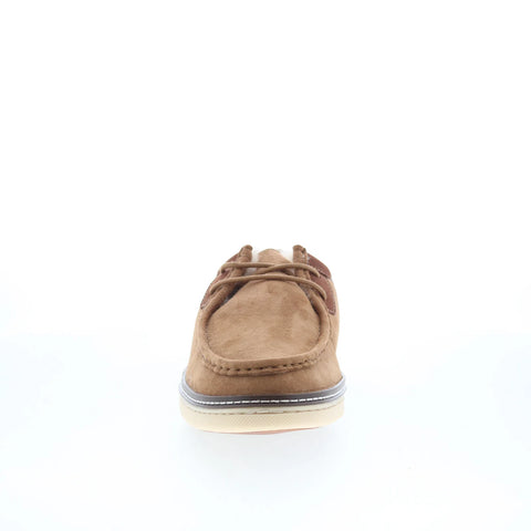 Johnston & Murphy 25-6672 Mens Brown Suede Oxfords & Lace Ups Casual Shoes