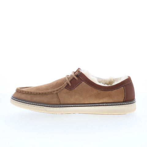 Johnston & Murphy 25-6672 Mens Brown Suede Oxfords & Lace Ups Casual Shoes