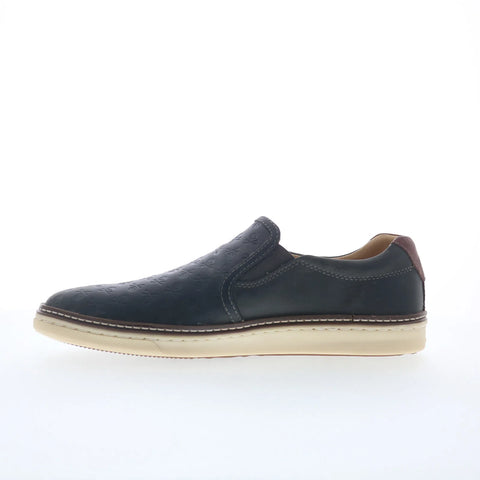 Johnston & Murphy 25-8427 Mens Black Leather Loafers & Slip Ons Casual Shoes