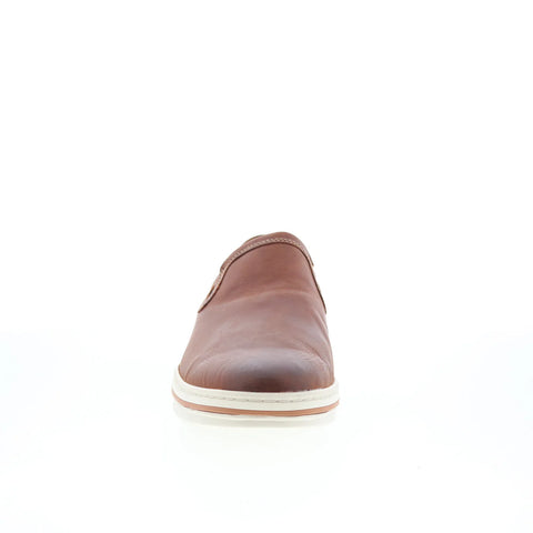 Johnston & Murphy 25-8454 Mens Brown Faux Leather Lifestyle Sneakers Shoes