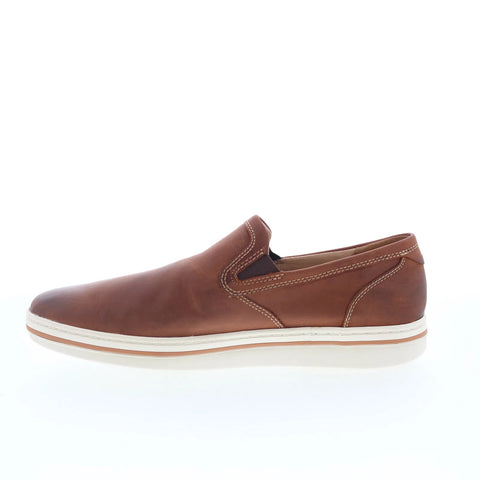 Johnston & Murphy 25-8454 Mens Brown Faux Leather Lifestyle Sneakers Shoes
