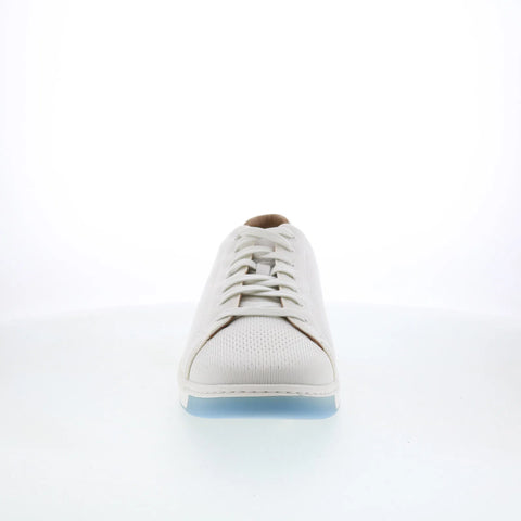 Johnston & Murphy 25-8518 Mens White Canvas Lace Up Lifestyle Sneakers Shoes