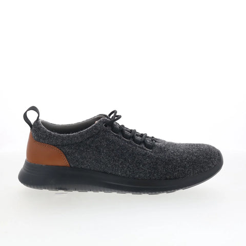 Johnston & Murphy 25-8939 Mens Black Canvas Lace Up Lifestyle Sneakers Shoes