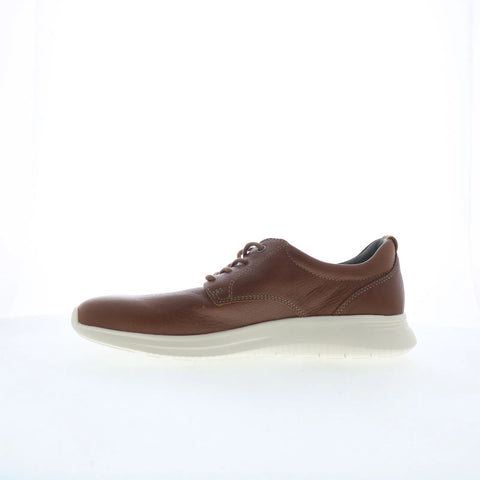 Johnston & Murphy 25-9156 Mens Brown Leather Oxfords & Lace Ups Casual Shoes